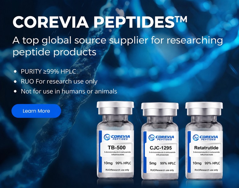 Corevia Peptides research laboratory